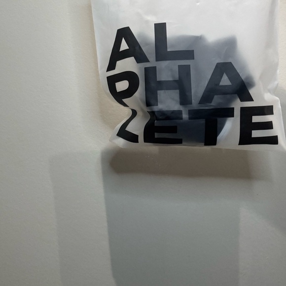 Alphalete Black and White Sports Bra - Picture 5 of 6